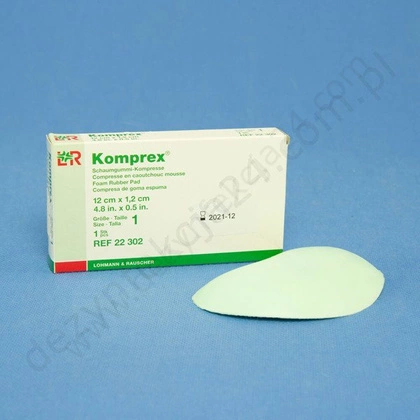 Wypełnienie piankowe KOMPREX nr 0, nerka; 10 mm (9 x 5cm) L&R