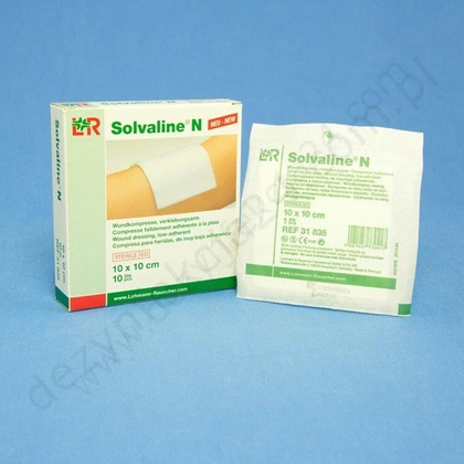 SOLVALINE N 10 x 10 cm. sterylne (10 szt.)