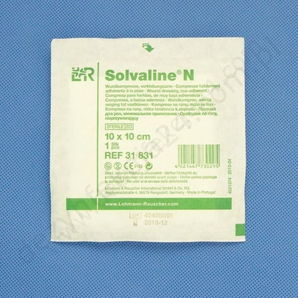 SOLVALINE N 10 x 10 cm. sterylne (10 szt.)