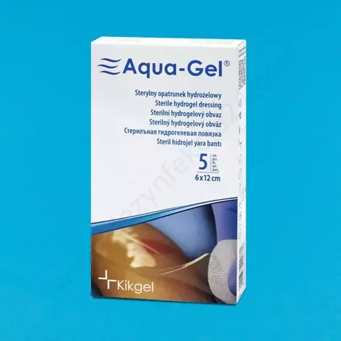 Aqua-gel opatrunek hydrożelowy 12 x 24 cm (5 szt.)