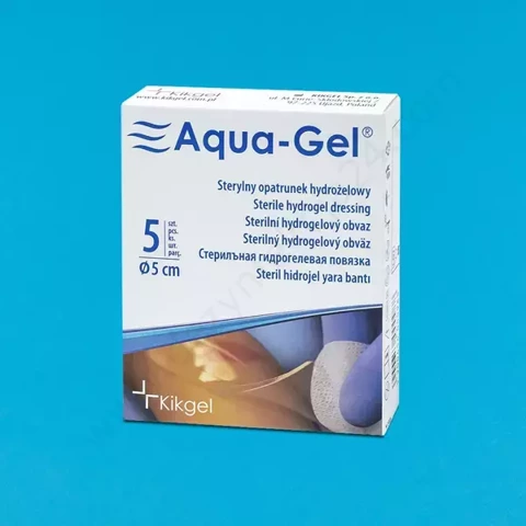 Aqua-gel opatrunek hydrożelowy owal 5,5 x 11 cm (5 szt.)
