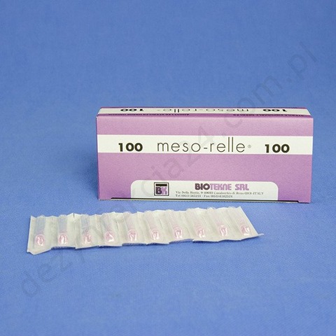 Igła MESO RELLE 27G 0,40 x 4 mm. (100 szt.)