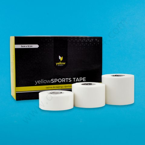 yellowSport Tape- taśma do tapingu sportowego 2,5cm x 9,1m - biała (12 szt.)